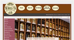 Desktop Screenshot of houseoftea.com